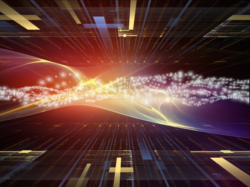 Accidental Fractal Realms stock illustration