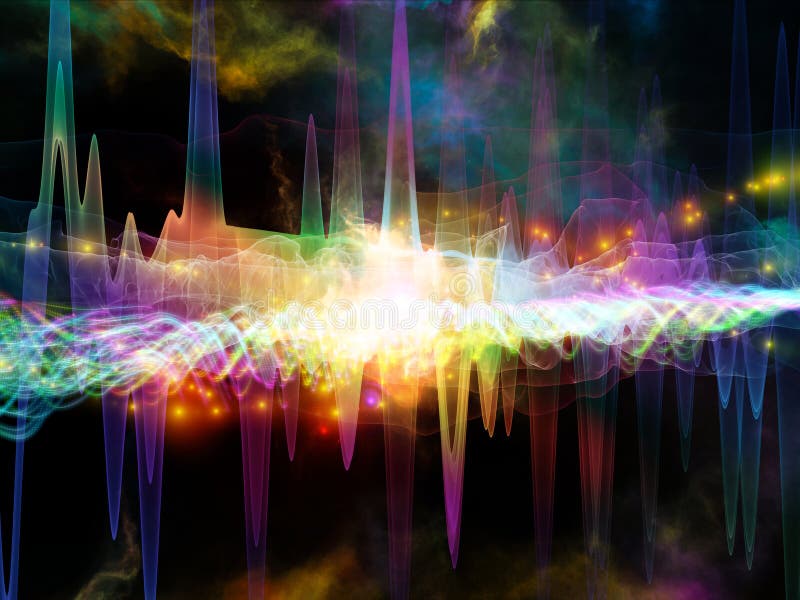 Accidental Sound Wave royalty free illustration
