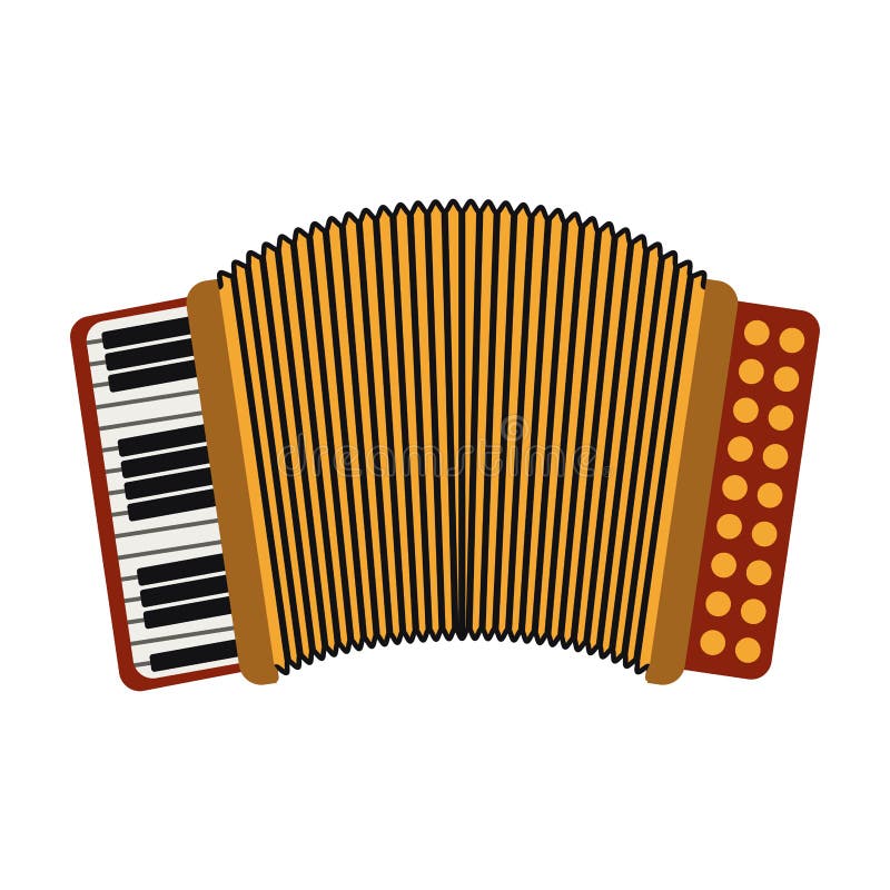 Accordion Musical Instrument Stock Vector - Illustration of ...