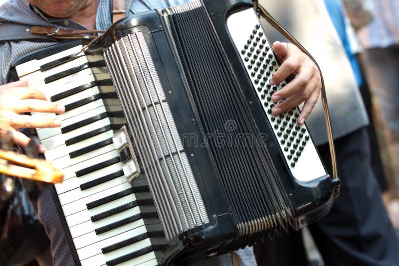 Accordion player stock image. Image of macro, instrument 22285071