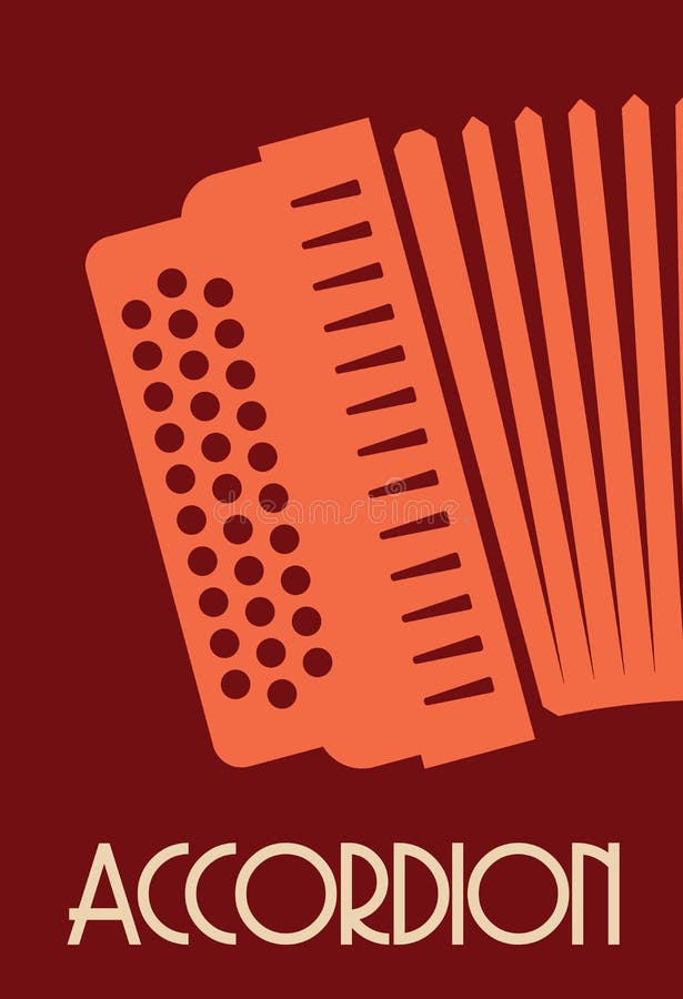 Accordion stock illustration Accordion stock illustration