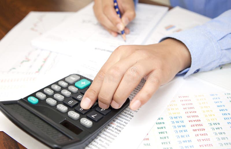 Accountant royalty free stock image
