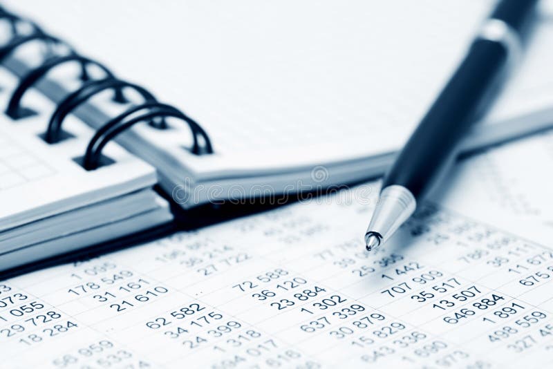 Financial accounting royalty free stock photography