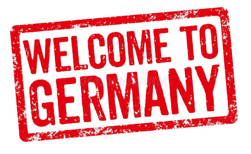 Accueil vers l'Allemagne illustration stock Accueil vers l'Allemagne illustration stock