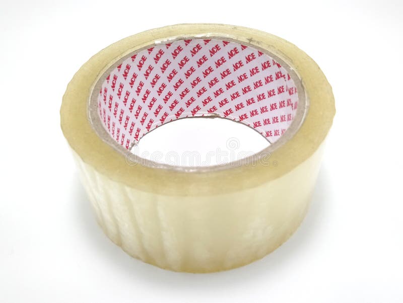 Ace Clear Packaging Tape in Philippines Editorial Stock Photo Image