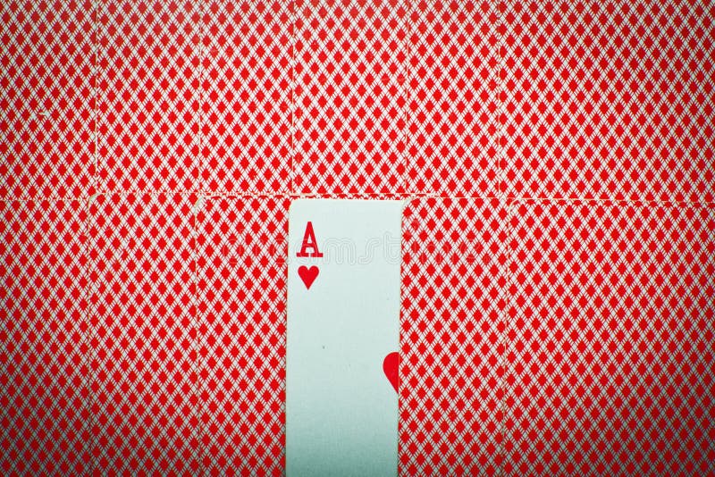 Ace de corações imagens de stock royalty free Ace de corações imagens de stock royalty free