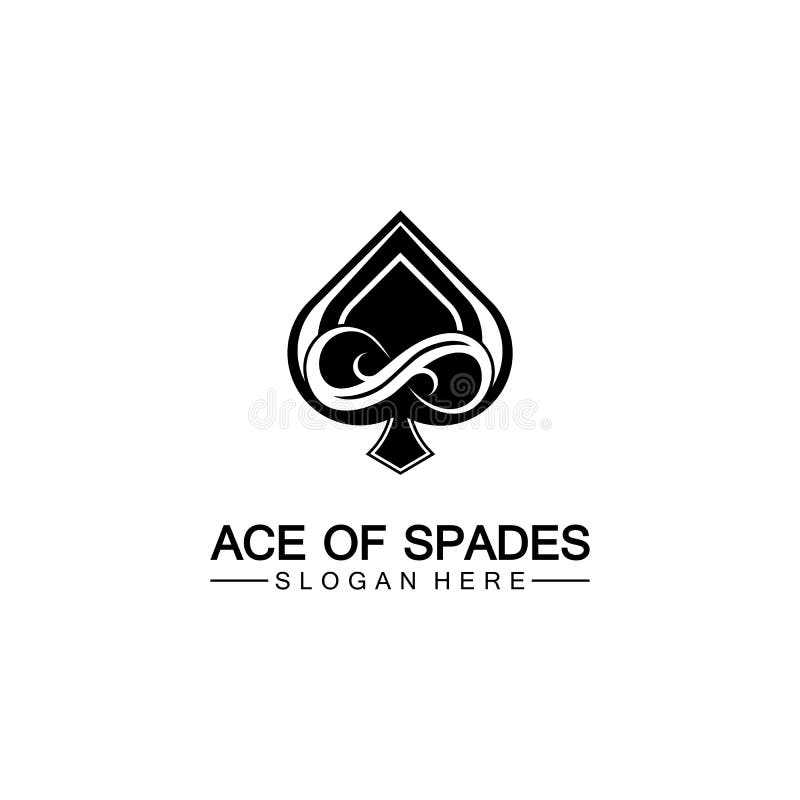 Ace Logo Icon Design Card Game Stock Vector (Royalty Free