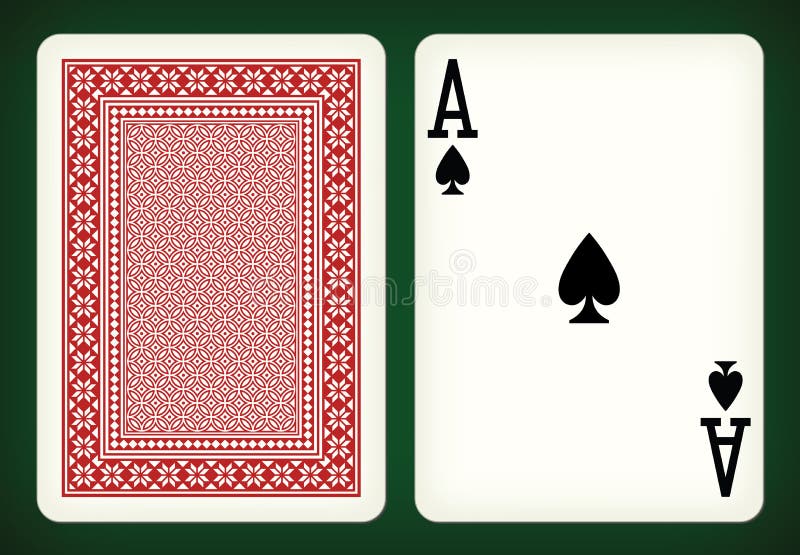 Ace of Spades - Playing Cards Vector Illustration Stock Vector ...