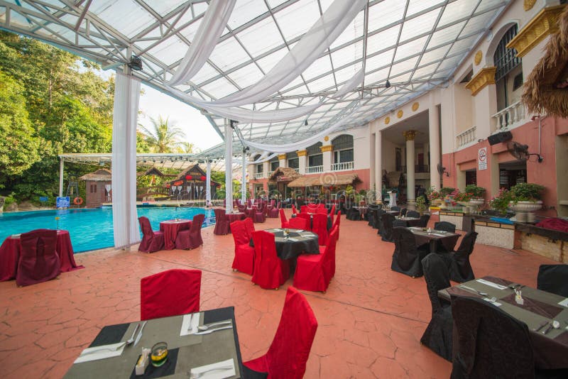 Aceania hotelu e kurort w Langkawi, Malezja zdjęcia stock