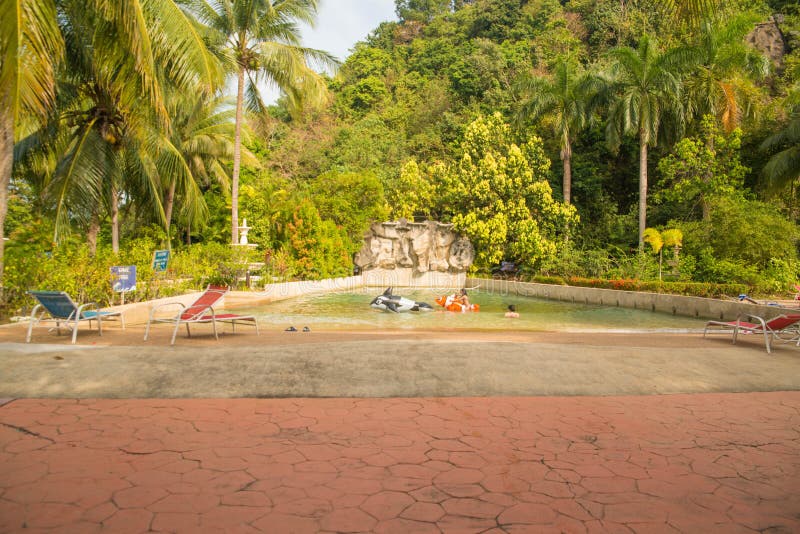 Aceania hotelu e kurort w Langkawi, Malezja zdjęcia stock