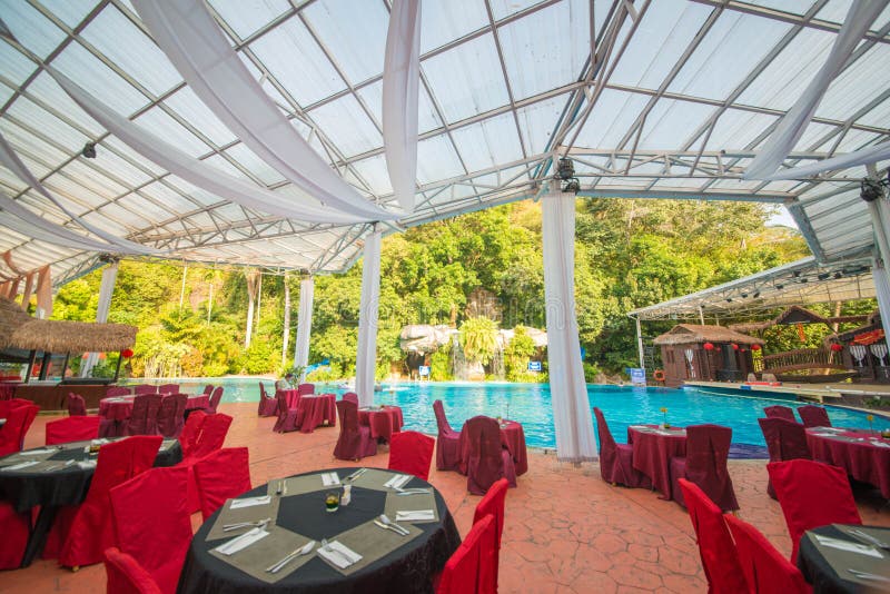 Aceania hotelu e kurort w Langkawi, Malezja obraz stock