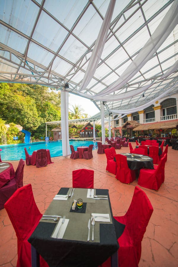 Aceania hotelu e kurort w Langkawi, Malezja fotografia stock