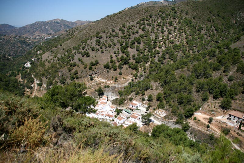 Acebuchal, Sierra de Almijara, Nerja stockbild Acebuchal, Sierra de Almijara, Nerja stockbild