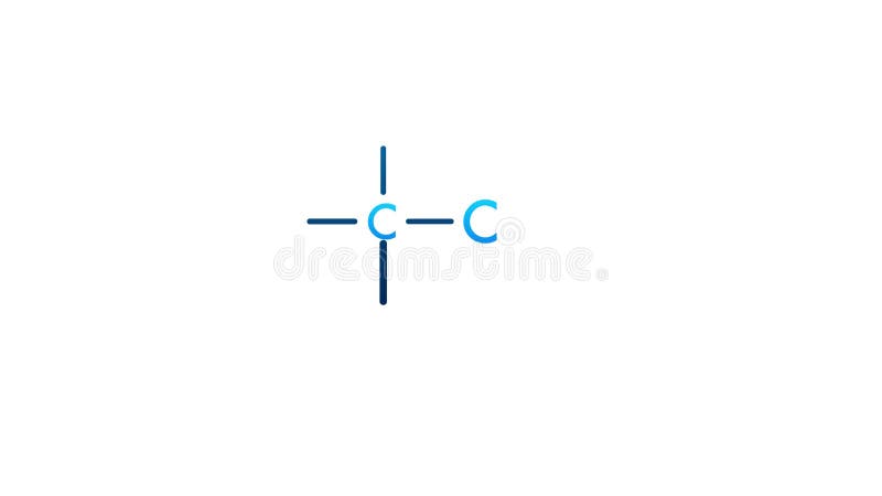 Acetic Acid Structural Formula with Green Screen vector illustration