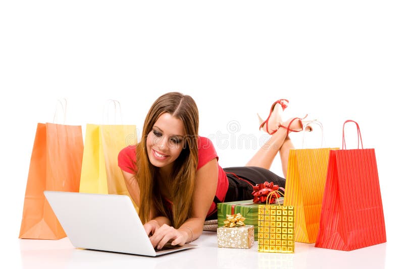 Achat au-dessus de l'Internet photographie stock Achat au-dessus de l'Internet photographie stock