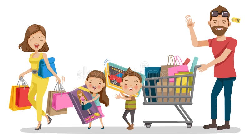 Achats illustration libre de droits Achats illustration libre de droits