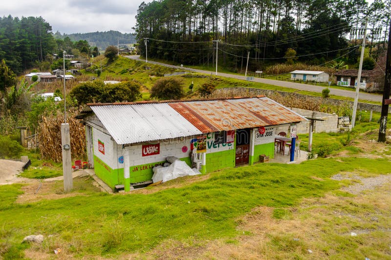 Αρχιτεκτονική της πολιτείας Τσιάπας, Μεξικό στοκ φωτογραφία με δικαίωμα ελεύθερης χρήσης