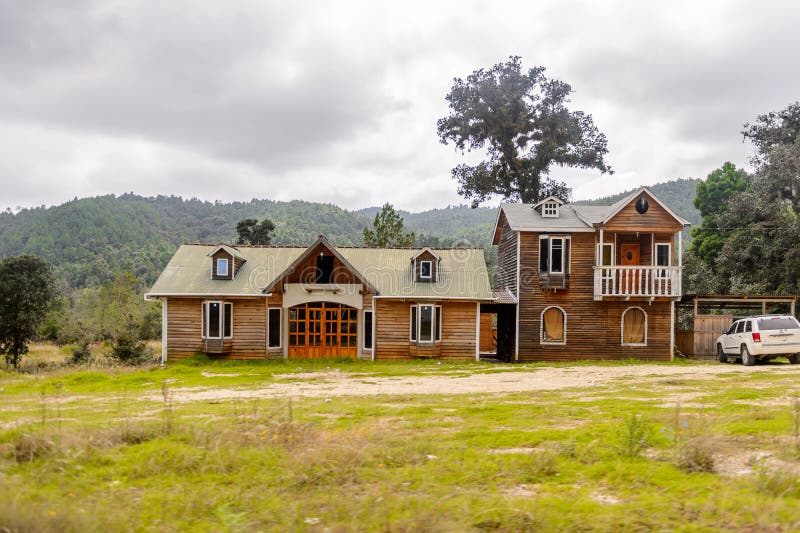 Αρχιτεκτονική της πολιτείας Τσιάπας, Μεξικό στοκ φωτογραφία με δικαίωμα ελεύθερης χρήσης