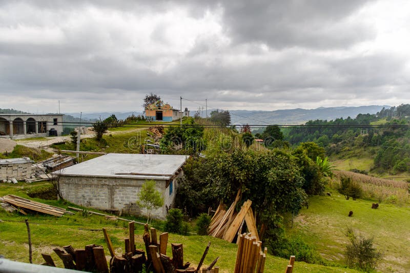 Αρχιτεκτονική της πολιτείας Τσιάπας, Μεξικό στοκ φωτογραφία με δικαίωμα ελεύθερης χρήσης