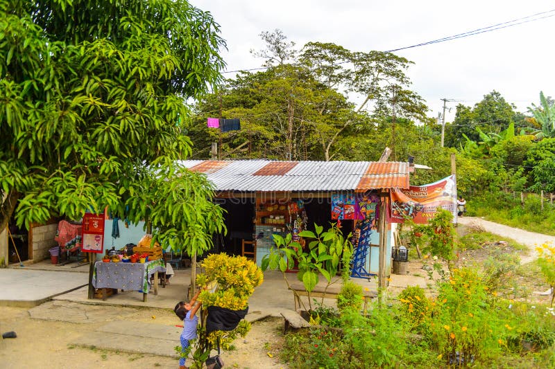 Achitecture του κράτους Chiapas, Μεξικό στοκ φωτογραφία με δικαίωμα ελεύθερης χρήσης