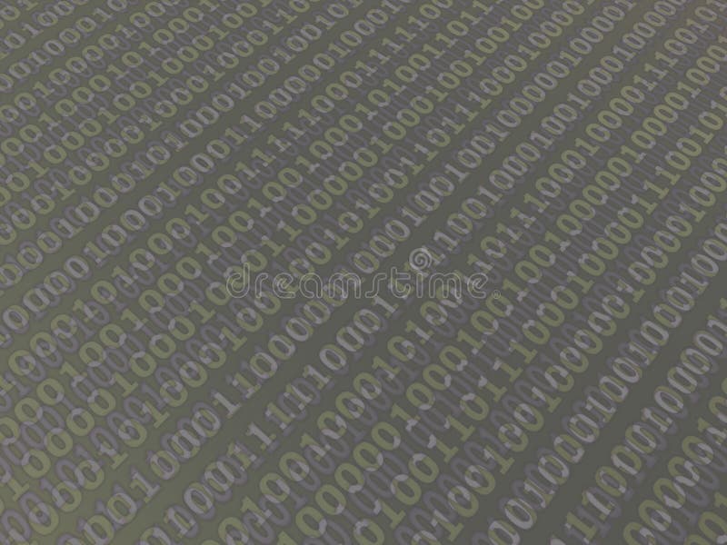 Achtergrond - binaire code vector illustratie