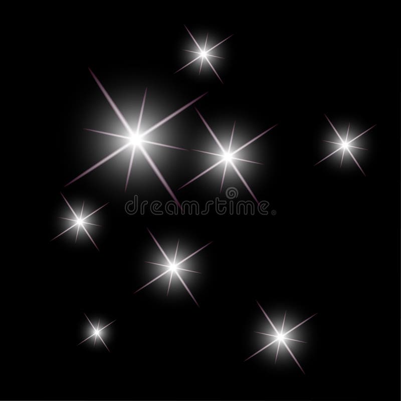 Achtergrond met fonkelende sterren die op een donkere hemel in de nacht schitteren stock illustratie Achtergrond met fonkelende sterren die op een donkere hemel in de nacht schitteren stock illustratie