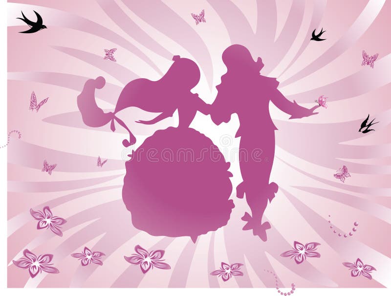 Achtergrond Sprookje stock illustratie Achtergrond Sprookje stock illustratie