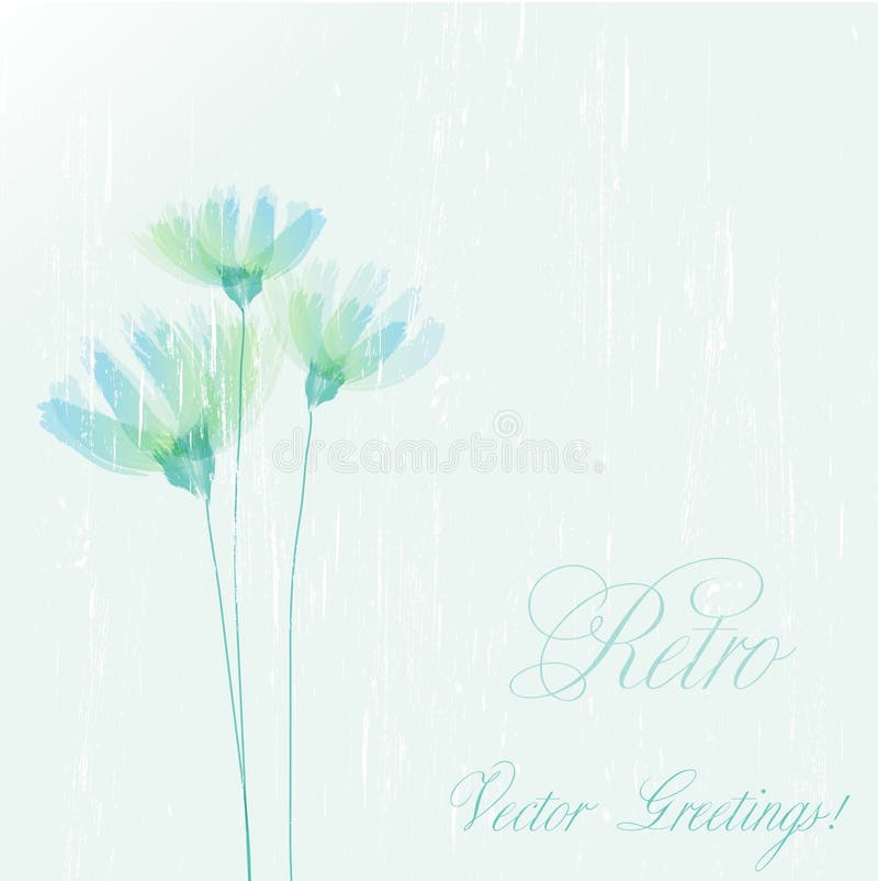 Achtergrond van bloem retro grunge royalty-vrije illustratie Achtergrond van bloem retro grunge royalty-vrije illustratie