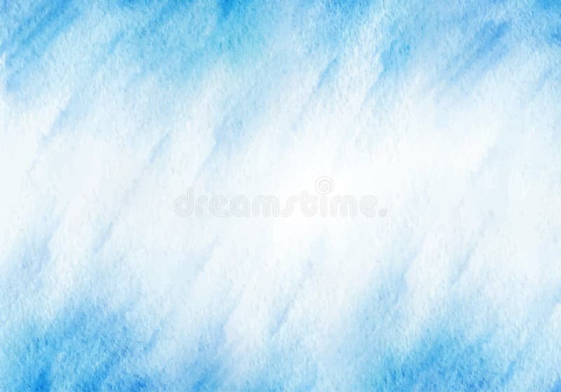 Achtergrond van de de winter de blauwe waterverf Vector Malplaatje stock illustratie Achtergrond van de de winter de blauwe waterverf Vector Malplaatje stock illustratie