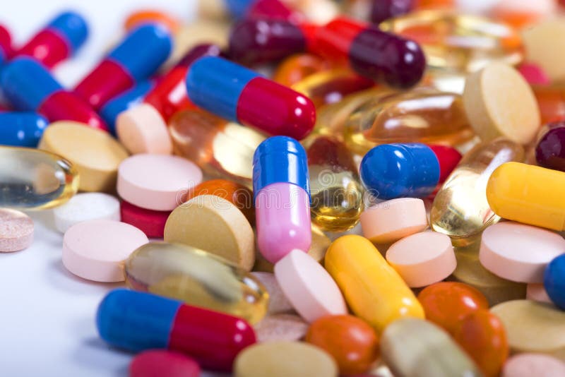 Achtergrond van geneeskrachtige tabletten