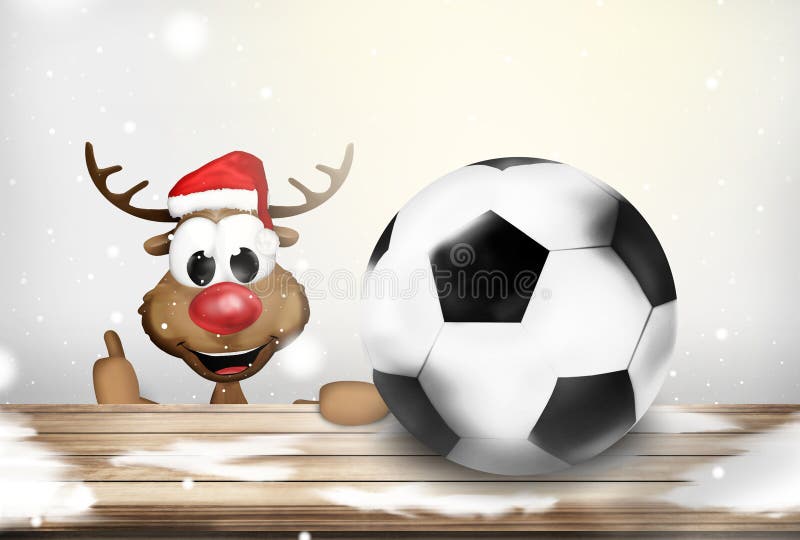 3D-ontwerp achtergrond met voetbal stock illustratie