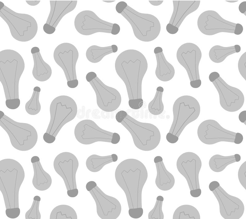 Achtergrond van het gloeilampen de naadloze patroon Decoratief Behang royalty-vrije illustratie Achtergrond van het gloeilampen de naadloze patroon Decoratief Behang royalty-vrije illustratie