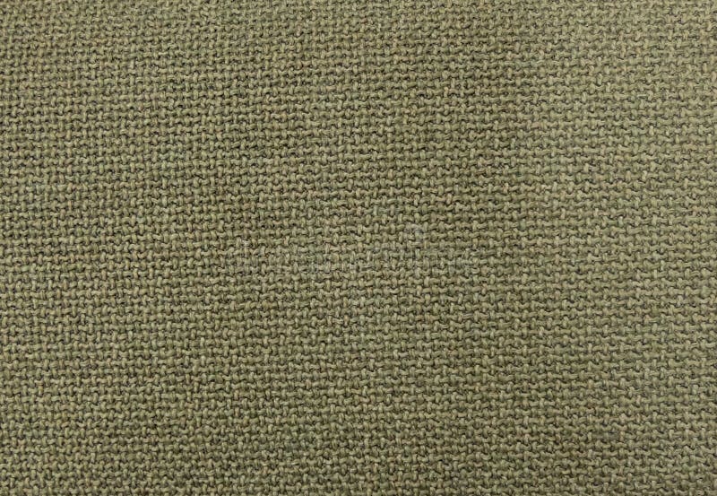 Achtergrond Van Olive Green Textile Pattern Texture Stock Afbeelding
