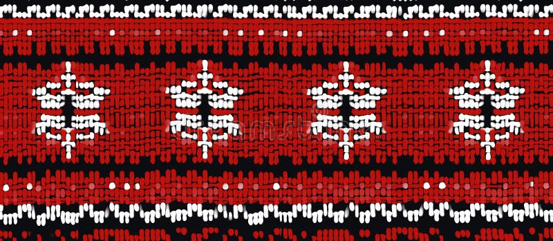 background of Pixelated Sweater texture. A digital knit pattern that looks like a cozy sweater, with pixelated snowflakes on a red background. High quality photo AI generated. background of Pixelated Sweater texture. A digital knit pattern that looks like a cozy sweater, with pixelated snowflakes on a red background. High quality photo AI generated