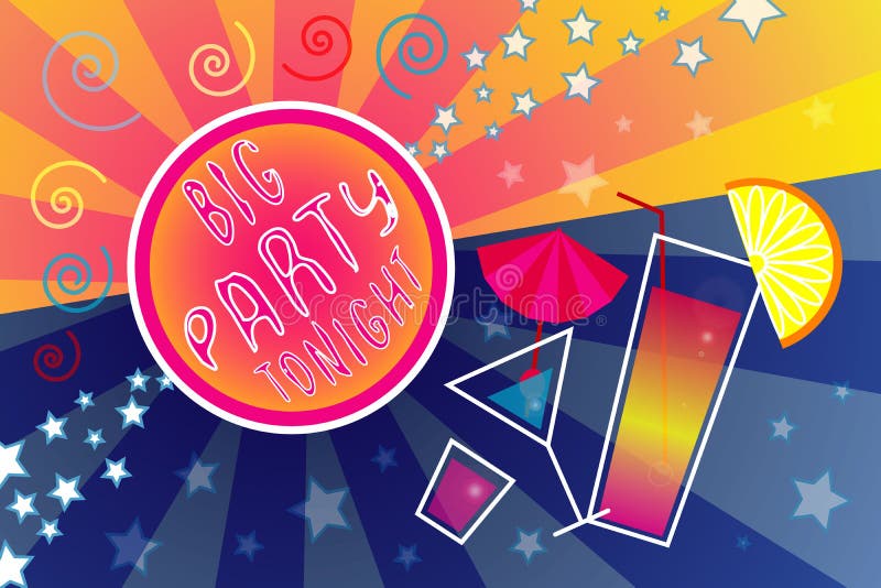 Achtergrond voor club royalty-vrije illustratie Achtergrond voor club royalty-vrije illustratie