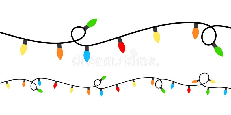 Achtergrond Voor Kerstlampjes Vector Illustratie - Illustration Of Verlicht, Gloed: 206059432