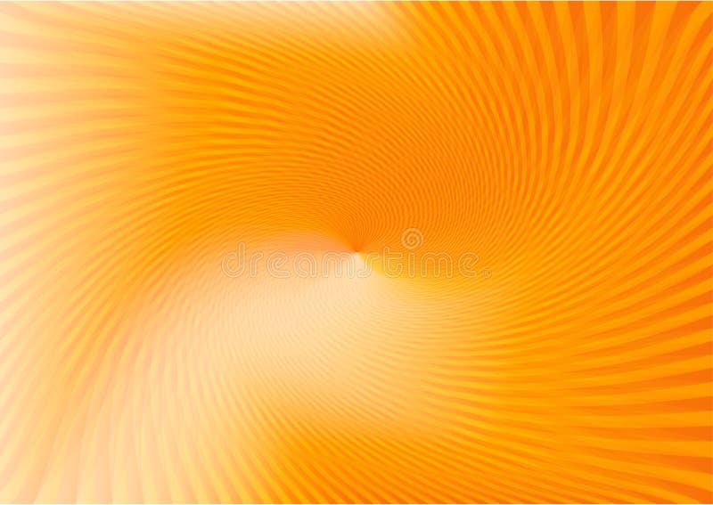 De werveling van Ray oranje no1 stock illustratie De werveling van Ray oranje no1 stock illustratie