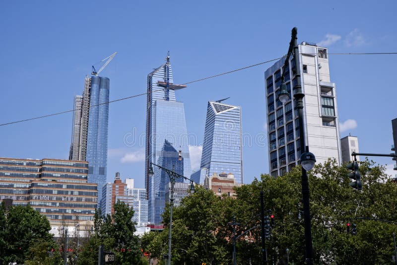 Achèvement de approche -2 de Hudson Yards images libres de droits Achèvement de approche -2 de Hudson Yards images libres de droits
