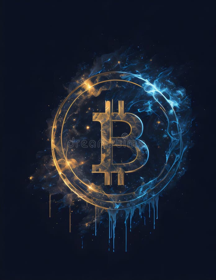 Acoperire împotriva monedelor metalice a criptomonedelor digitale de tip bitcoin împotriva riscurilor împotriva monedelor metalice vector illustration