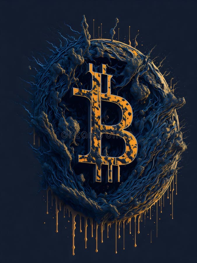 Acoperire împotriva monedelor metalice a criptomonedelor digitale de tip bitcoin împotriva riscurilor împotriva monedelor metalice vector illustration