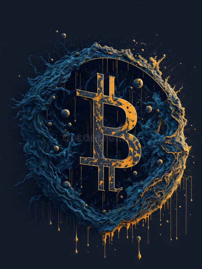 Acoperire împotriva monedelor metalice a criptomonedelor digitale de tip bitcoin împotriva riscurilor împotriva monedelor metalice vector illustration