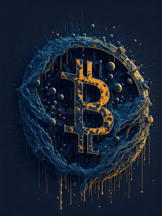 Acoperire împotriva monedelor metalice a criptomonedelor digitale de tip bitcoin împotriva riscurilor împotriva monedelor metalice vector illustration