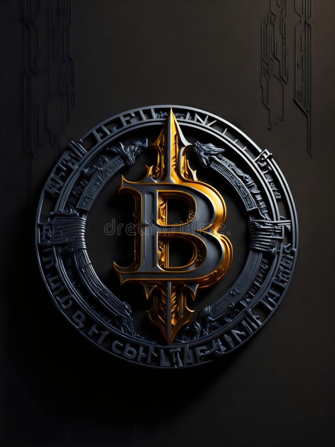 Acoperire împotriva monedelor metalice a criptomonedelor digitale de tip bitcoin împotriva riscurilor împotriva monedelor metalice vector illustration