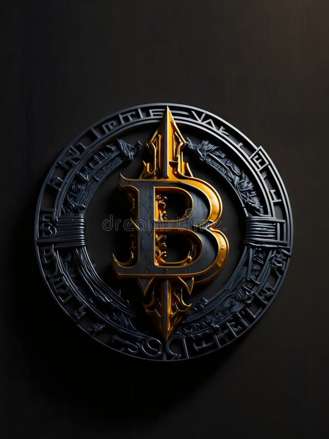 Acoperire împotriva monedelor metalice a criptomonedelor digitale de tip bitcoin împotriva riscurilor împotriva monedelor metalice stock illustration
