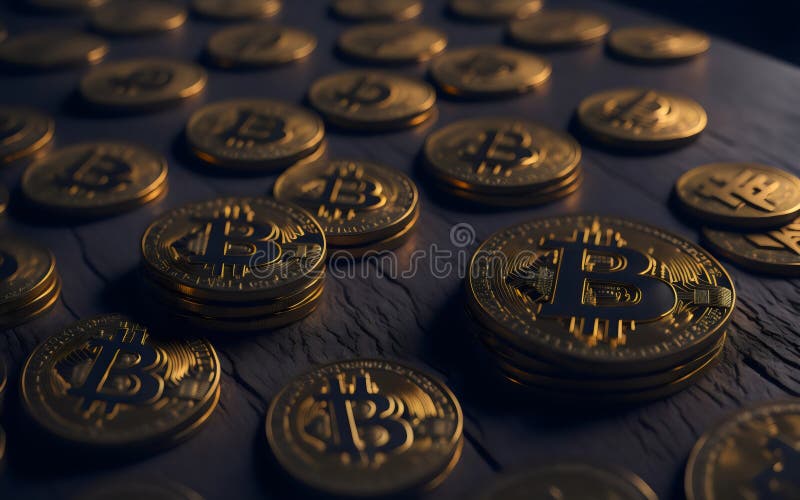 Acoperire împotriva monedelor metalice a criptomonedelor digitale de tip bitcoin împotriva riscurilor împotriva monedelor metalice vector illustration