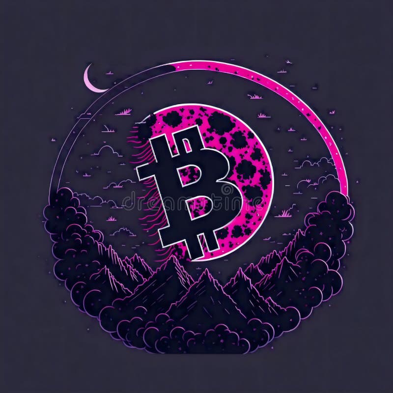 Acoperire împotriva monedelor metalice a criptomonedelor digitale de tip bitcoin împotriva riscurilor împotriva monedelor metalice stock illustration