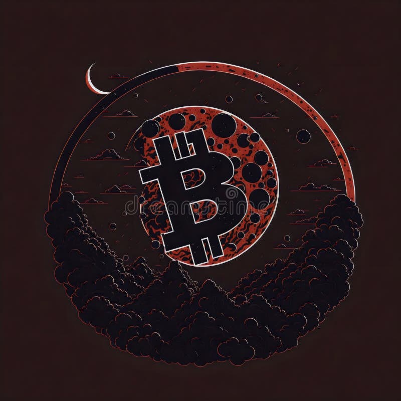 Acoperire împotriva monedelor metalice a criptomonedelor digitale de tip bitcoin împotriva riscurilor împotriva monedelor metalice royalty free illustration