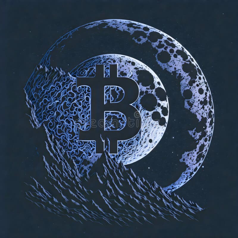 Acoperire împotriva monedelor metalice a criptomonedelor digitale de tip bitcoin împotriva riscurilor împotriva monedelor metalice royalty free illustration