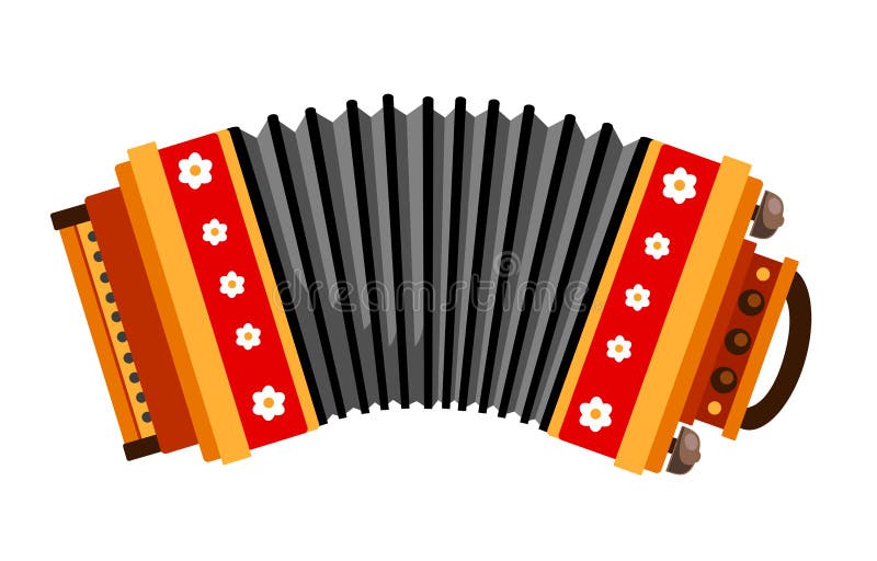 Icone Do Acordeao De Bandoneon Estilo Dos Desenhos Animados Ilustracao Stock Ilustracao De Bandoneon Animados 125948228