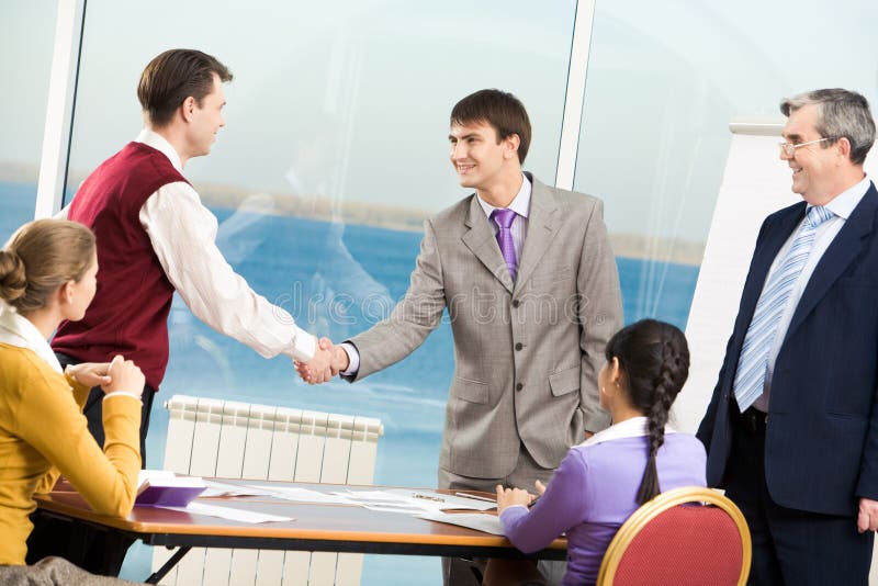 Acordo imagem de stock royalty free